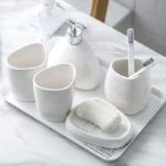 Saboneteira Kit Banheiro Lavabo Conjunto De Banheiro Vipzio 4