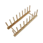 Suporte De Bambu Dobravel Para Secagem De Pratos Vipzio