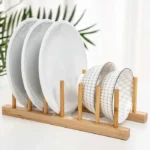 Suporte De Bambu Dobravel Para Secagem De Pratos Vipzio 6