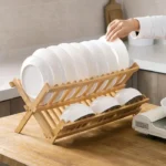 Suporte De Bambu Dobravel Para Secagem De Pratos Vipzio 7