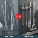 Suporte De Vassoura E Rodo Com Adesivo De Parede Vipzio 5