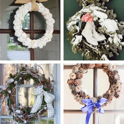 23 ideias para guirlandas de inverno DIY