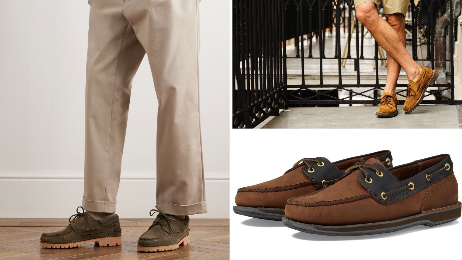 men's boat shoes outfits 2024
