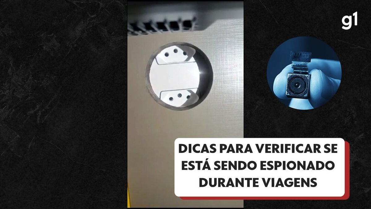 Câmera escondida em quarto: confira dicas para verificar se está sendo espionado durante hospedagens