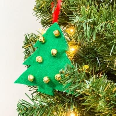 Enfeites de Natal de feltro caseiros