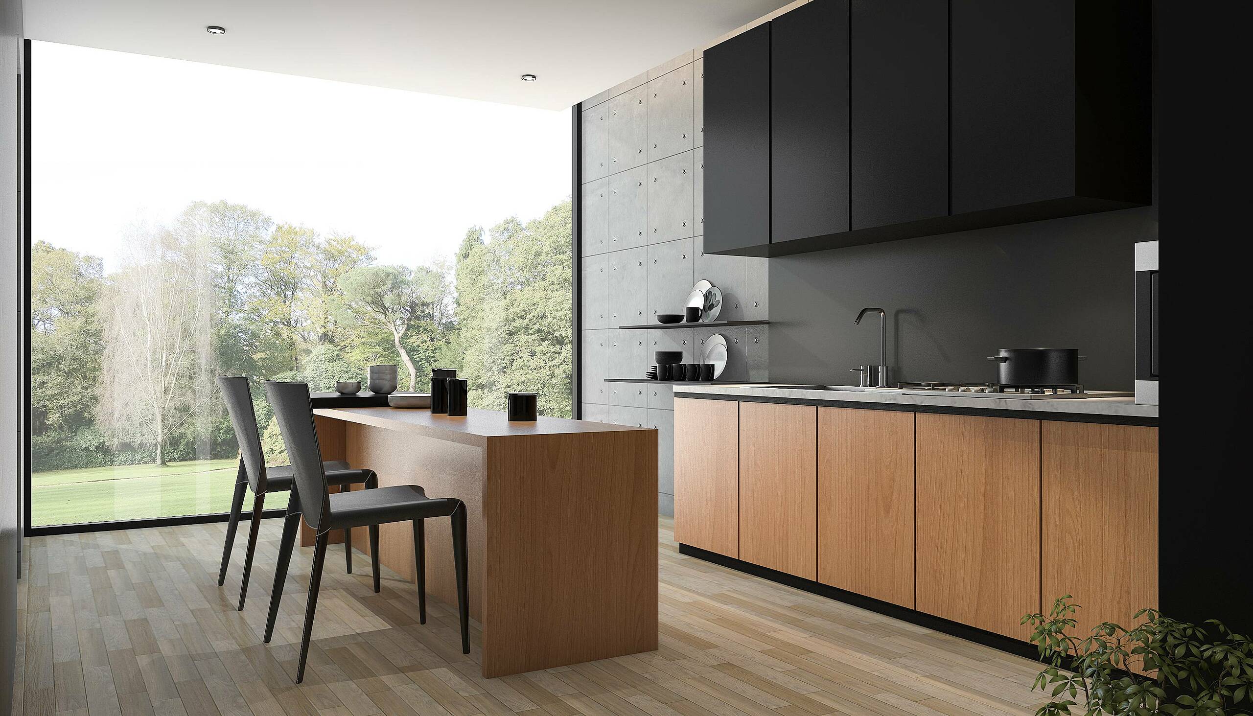 Cozinha preta planejada: Confira 5 inspirações!