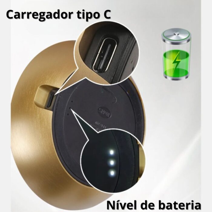 A Luminária de Mesa Estilo Vela Sem Fio traz um toque de sofisticação e charme para o seu envolvente. Seu design elegante imita a luz suave de uma vela verdadeira, proporcionando uma iluminação sem fio que pode ser ajustada, ideal para gerar uma atmosfera intimista em jantares românticos, momentos de relaxamento ou uma vez que um pormenor peculiar na sua decoração de festas.