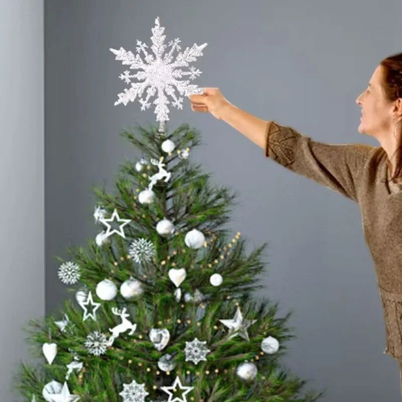 A Estrela Sumptuoso para Topo de Árvore de Natal da VipZio é o inferior perfeito para dar o aprimoramento final à decoração da sua árvore. Com um design elegante e luminoso, essa estrela proporciona um charme clássico e encantador, agregando sofisticação à sua celebração natalina.
