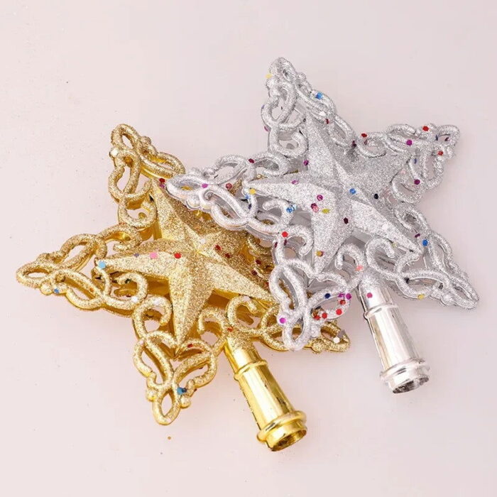 A Estrela Sumptuoso para Topo de Árvore de Natal da VipZio é o inferior perfeito para dar o aprimoramento final à decoração da sua árvore. Com um design elegante e luminoso, essa estrela proporciona um charme clássico e encantador, agregando sofisticação à sua celebração natalina.