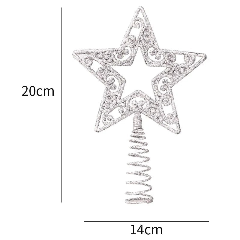 A Estrela Sumptuoso para Topo de Árvore de Natal da VipZio é o inferior perfeito para dar o aprimoramento final à decoração da sua árvore. Com um design elegante e luminoso, essa estrela proporciona um charme clássico e encantador, agregando sofisticação à sua celebração natalina.