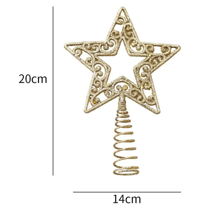 A Estrela Sumptuoso para Topo de Árvore de Natal da VipZio é o inferior perfeito para dar o aprimoramento final à decoração da sua árvore. Com um design elegante e luminoso, essa estrela proporciona um charme clássico e encantador, agregando sofisticação à sua celebração natalina.