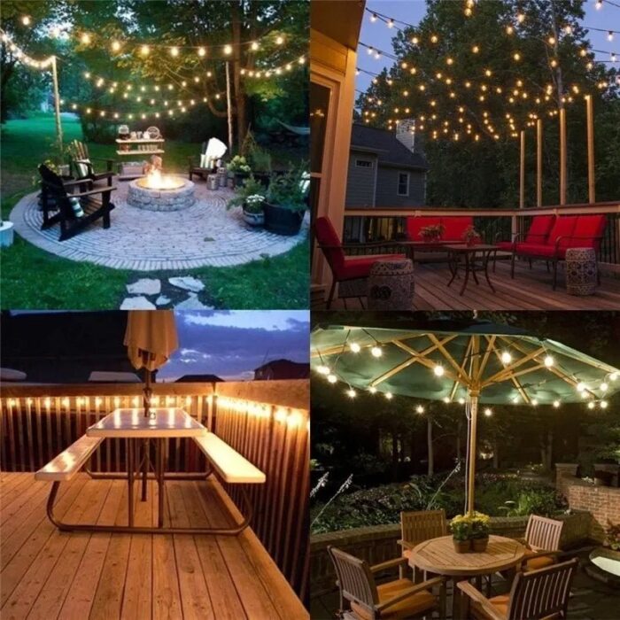 Nascente Varal de Luzes Decorativas em Formato de Estrela traz um toque de maravilha às suas festividades de Natal. Com lâmpadas LED brilhantes e um fio transparente, ele recria o clarão das estrelas, proporcionando uma atmosfera festiva e acolhedora ao seu lar.