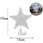 A Estrela Natalina de Ferro com Luzes LED e Fio de Cobre é um enfeite moderno que traz luminosidade e estilo para sua árvore de Natal. Com uma estrutura em ferro resistente e iluminada por luzes LED conectadas a um fio de cobre, ela oferece uma iluminação suave e aconchegante, ideal para tornar suas celebrações ainda mais encantadoras.
