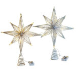 A Estrela de LED para Topo de Árvore de Natal é o toque final ideal para sua decoração natalina, criando uma atmosfera encantadora e acolhedora. Com um design sofisticado e luzes LED integradas, ela proporciona um luz próprio, destacando ainda mais a formosura da sua árvore durante as festividades.
