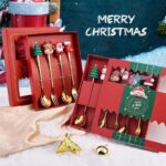 Conjunto de Talheres Decorativos de Natal VipZio - Edição Exclusiva O Conjunto Restrito de Talheres Decorativos de Natal é uma verdadeira obra de arte que traz sofisticação e charme para as suas celebrações. Com acabamentos refinados e detalhes meticulosamente elaborados, cada peça reflete o espírito natalino, transformando sua mesa em um envolvente elegante e hospitaleiro.