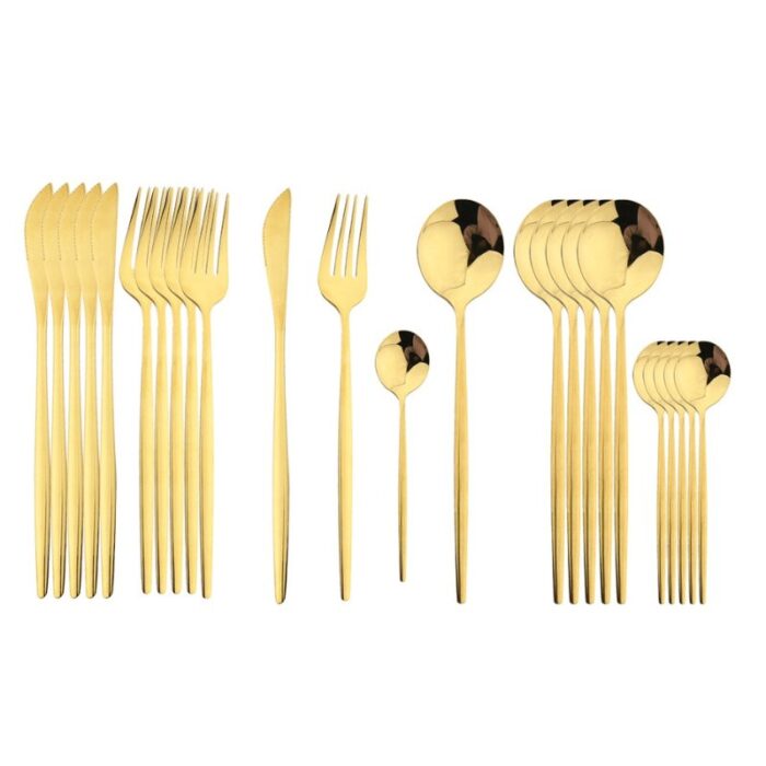O Faqueiro Sofisticado 24 Peças Aço Inoxidável VipZio é um conjunto refinado e completo, ideal para atender às suas necessidades em ocasiões especiais. Com um design elegante e ergonômico, leste faqueiro combina com diferentes estilos de decoração, proporcionando venustidade, praticidade e conforto à sua mesa.