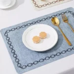 Folga de Prato Jogo Americano Kit Quadrilátero Decorativo VipZio