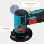 Lixadeira Esmerilhadeira Titan Recarregável 76mm 12v Angular S/fio VipZio