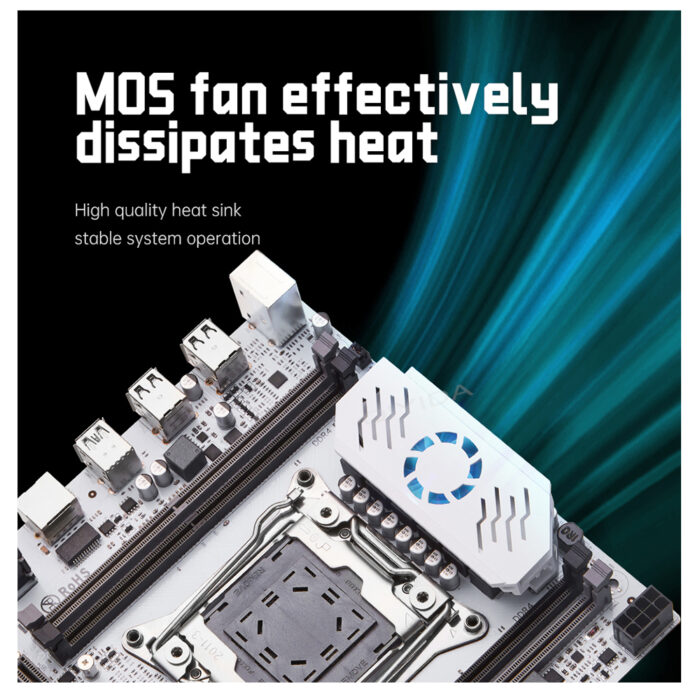 QIYIDA-com Slot M.2, Suporte X99 C612Chip, Memória DDR4, SATA 3.0, USB 3.0, PCI16X, LGA 2011