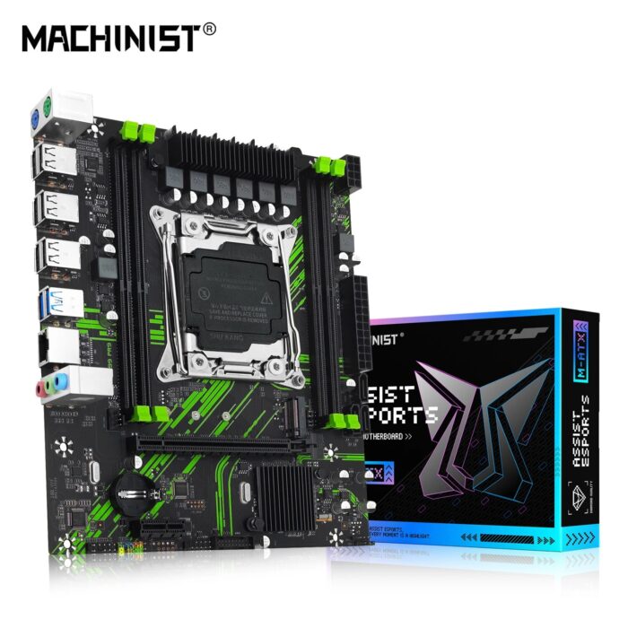 Placa Mãe MACHINIST X99 Placa-mãe X99 PR9 Suporte LGA 2011-3 Intel Xeon E5 V3 e V4 CPU DDR4 RAM SATA/NVME M.2 Slot