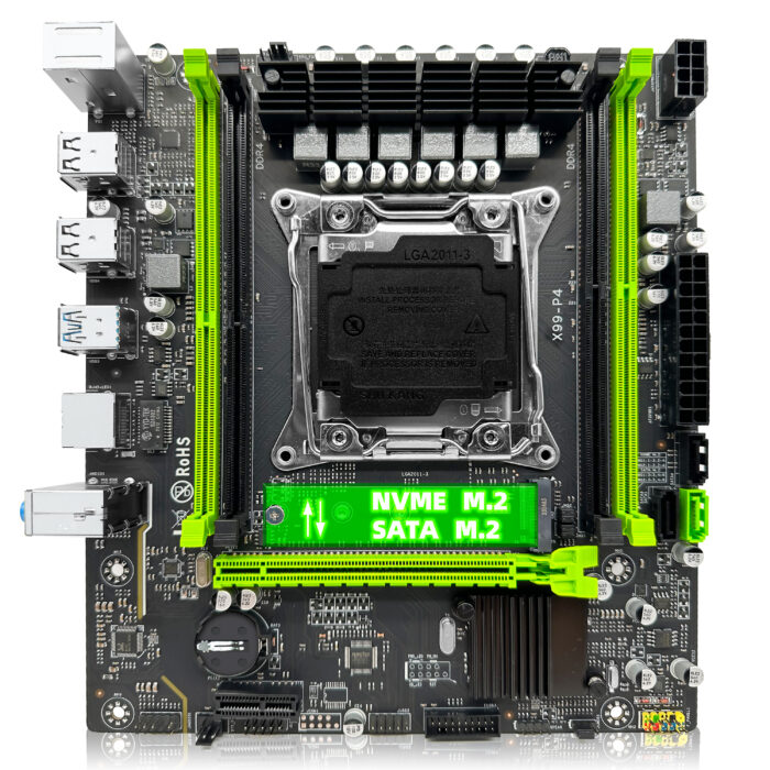 ZSUS-X99 P4 Intel LGA2011-3 Xeon CPU V3 V4 DDR4 vipzio