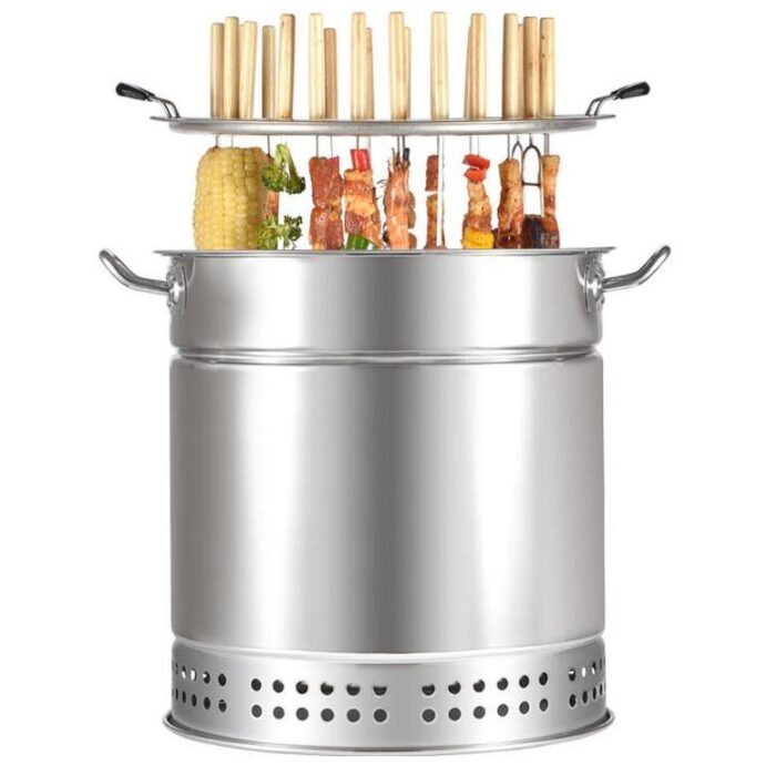 CHURRASQUEIRA PORTÁTIL MULTIFUNCIONAL – PERFEITA PARA SEU CHURRASCO! VIPZIO