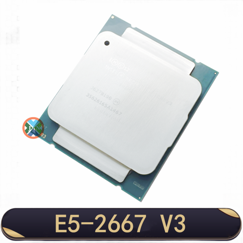 O processador Intel Xeon E5-2667 v3 é equivalente ao Intel Core i7-8700K. O Xeon E5-2667 v3 é um processador com 8 núcleos e 16 threads com frequência de 3.2 GHz. Os processadores Xeon suportam mais memória RAM e pistas PCIe do que os chips Core.