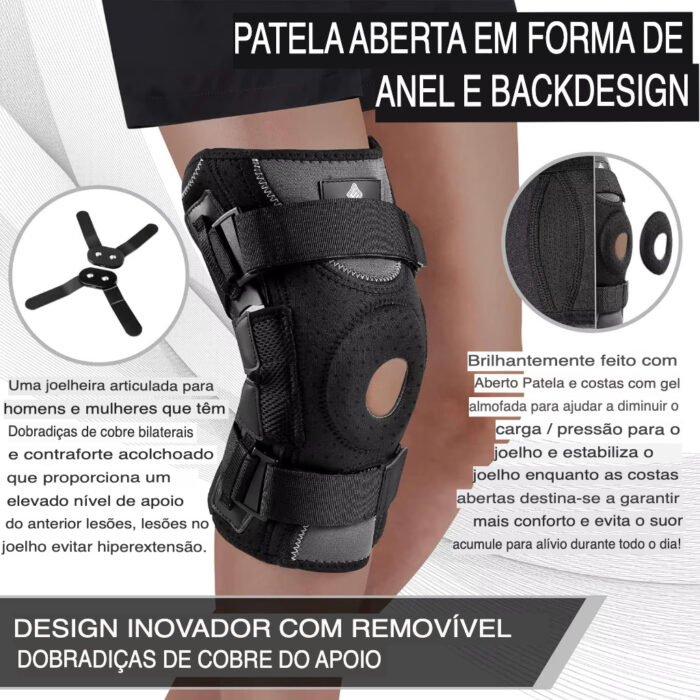 Recupere sua mobilidade e volte a praticar esportes com SEGURANÇA, INTENSIDADE e CONFIANÇA! Nossa JOELHEIRA protege 100% do seu joelho, sem você perder a sua mobilidade de movimento. Este modelo é o mais indicado por médicos e fisioterapeutas pela sua EFICÁCIA.